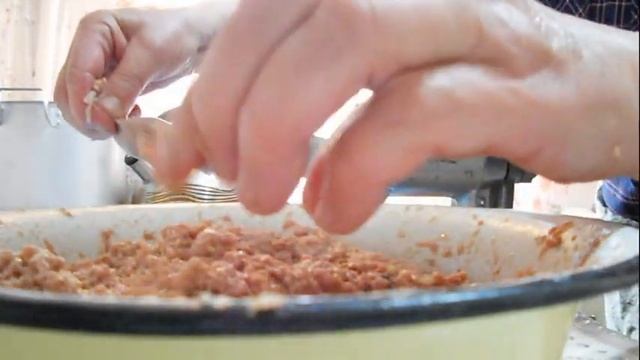 Домашняя колбаса из степного зайца.