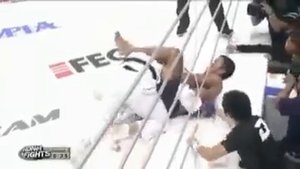 боец карате Киокушин против бойца дзюдо///karate vs judo
