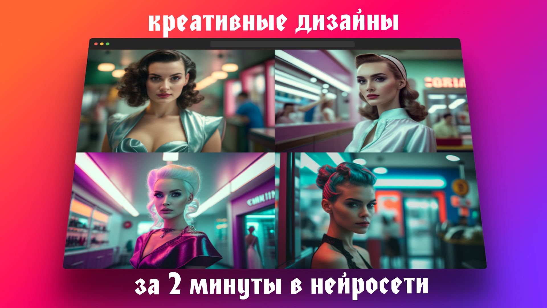Как  создавать красивые дизайны сайтов, баннеров и креативов в нейросети миджорни (midjourney).