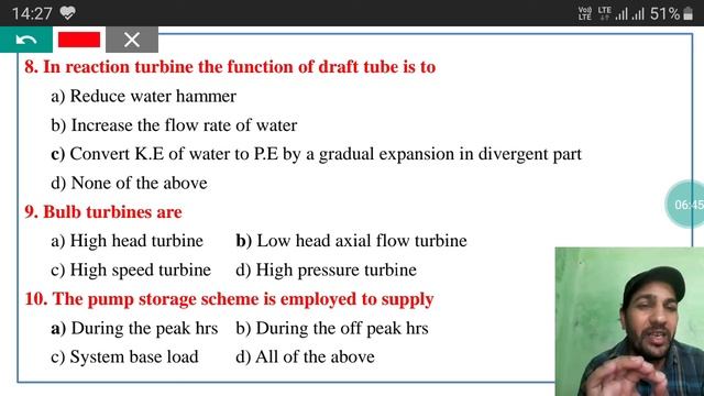 Objective questions of power plant engineering || MCQ on hydro power plant|| Hydro Power plant MCQ смотреть онлайн