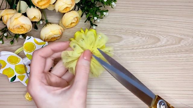 DIY / Мастер класс "сочные цитрусовые бантики"??? / Master class "juicy citrus bows"
