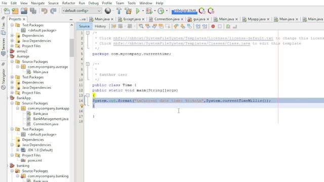 simple java program that shows the current date and time смотреть онлайн