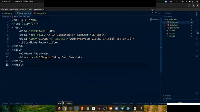 Login System Using Golang || Golang Web Development live class - 15 || Learn With Raihan