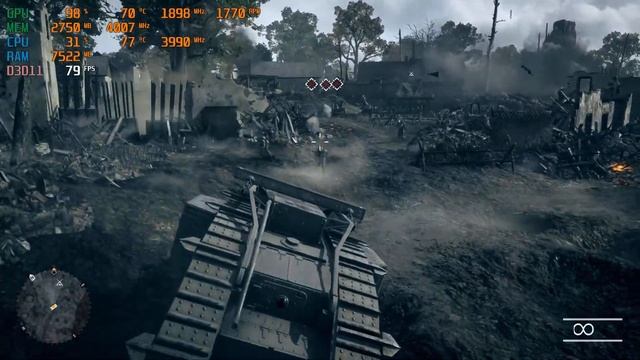 Battlefield 1 - GTX 1060 3GB - I7 8700 - CYBERPOWERPC Review смотреть онлайн