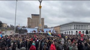 На Майдане знаково прощались с радикалом Коцюбайло.