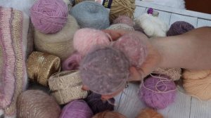 Вязальный Vlog 20.11.20 Фактурный нежный свитер, из чего вяжу, новая пряжа