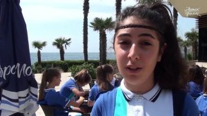 Артек 2015. В День памяти Саманты Смит артековцы отправили письма мира и дружбы..mp4