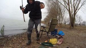 Первый выезд на Курчатовское водохранилище.Фидер