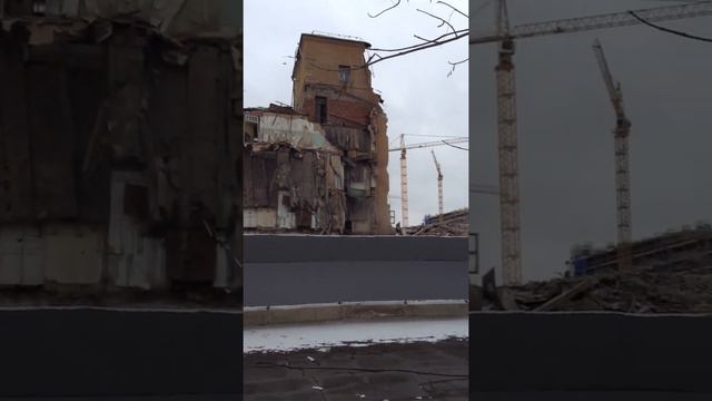 Снос основного здания Дмитровское шоссе 107, часть четверта