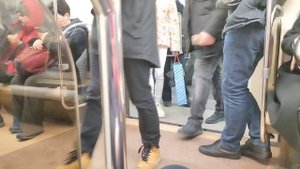 поездка по Московско-Петроградской (2) линии метро СПБ на Номерном. Купчино - Парнас
