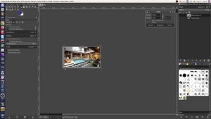 Gimp Как сделать плавный переход из одного изображения в другое