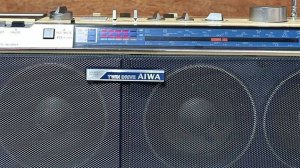 Винтажная радиокассета Aiwa CS-500K Boombox Ghetto Blaster , очень редкая--Япония-1982-год