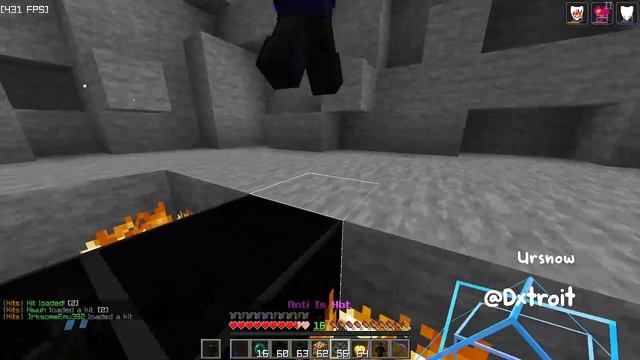 Being a Java Player in a Bedrock FFA