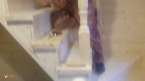Лестница на второй этаж. Своими руками. (18+)