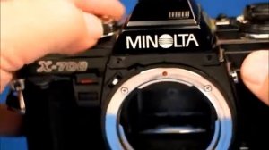 Minolta X 700 with MD 50mm F2 lens