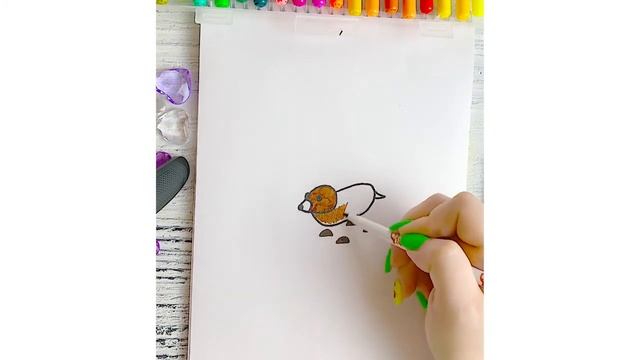 Рисуем милые и красивые рисунки Сборник № 2 / рисование для детей 1 час канал Мама рисует