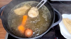 ВКУСНЫЙ КУРИНЫЙ СУП С КЛЁЦКАМИ