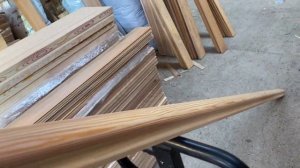 Балясины из лиственницы, поручень из лиственницы