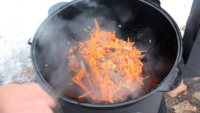 МАШКИЧИРИ В КАЗАНЕ НА КОСТРЕ