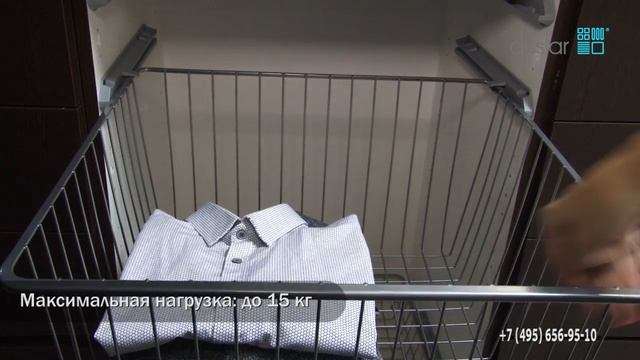 Хранение одежды и игрушек в шкафу - выдвижная корзина для шкафа смотреть онлайн