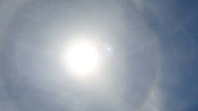 Sun Halo in Greece March 2021