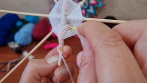 Мандала 16 лучей. Часть 1.