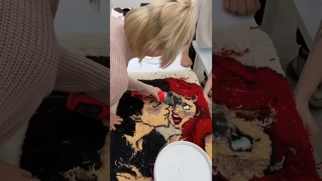 Делаю КОВЁР СВОИМИ РУКАМИ?? смотреть онлайн