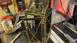 Железнодорожный свечной фонарь, СССР 1952г. Реставрация и декорирование.