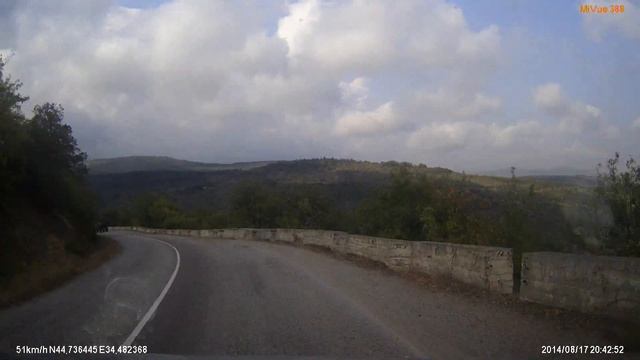 Алушта - Малореченское. Крым 2014 год.
