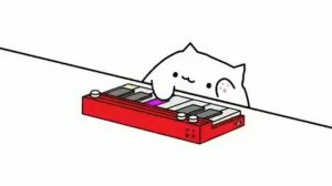 Tututu lets go bongo the cat