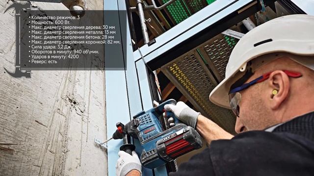 Перфоратор Bosch GBH 36 VF LI PLUS смотреть онлайн