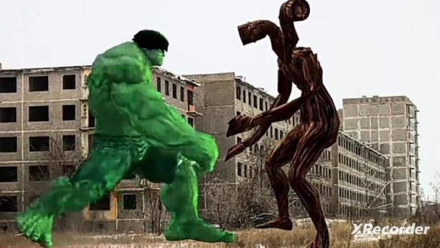 Трубоголовый Vs сиреноголовый, халк