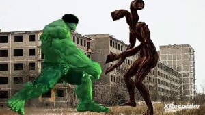 Трубоголовый vs сиреноголовый, халк