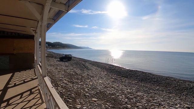 "Рыбацкий" поселок в ноябре 2021, зато тепло и воздуха много! ?ЛАЗАРЕВСКОЕ СЕГОДНЯ?СОЧИ. смотреть онлайн