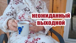 Природа устроила нам неожиданный выходной. Не знаем, куда себя деть