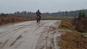 Питбайк Bse ex 125 e завожу с кикстартера и катаюсь