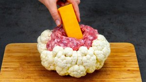 Кулинарный Эксперимент! Цветная капуста, мясной фарш и сыр - вышел чудесный результат