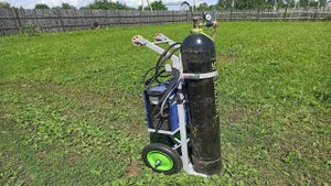 Тележка для сварочного аппарата Aurora Overman 200 .mp4