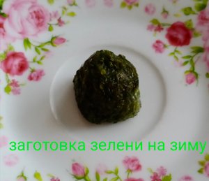 Заготовка зелени на зиму.