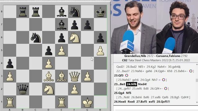 На победу - только Французская! Нильс ГРАНДЕЛИУС ? Фабиано КАРУАНА смотреть онлайн