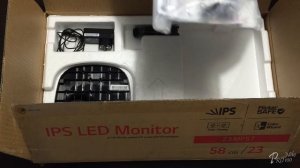 Распаковка монитора LG 23mp57d-p