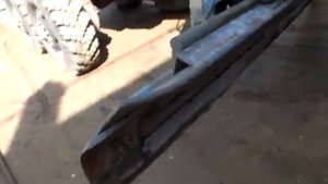 АВТО ГРЕЙДЕР ДЗ 122 ремонт ножей отвала! ( сварка)