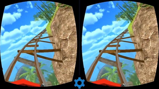 Roller Coaster VR attraction 360' VR VIDEO #ANDROID GAME