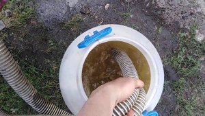 Помпа для мотоблока своїми руками (перший маленький тест)
