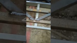 сварка ферм для навеса .