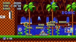 Sonic 1 Game Gear Mania Plus