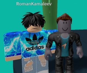 Я играю в паркур балди в роблоксе вместе с Ромой Камалеевом