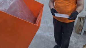 Дробим пластик на измельчителе МИ-500Р. Сетка 12 мм