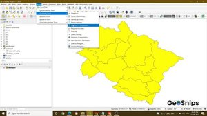 #23 QGIS Vector | Multipart To Single Part