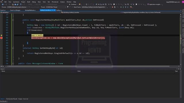 How To Create Keyboard Shortcut Keys in C# Part 3 | Create Global Hotkeys Using RegisterHotKey API